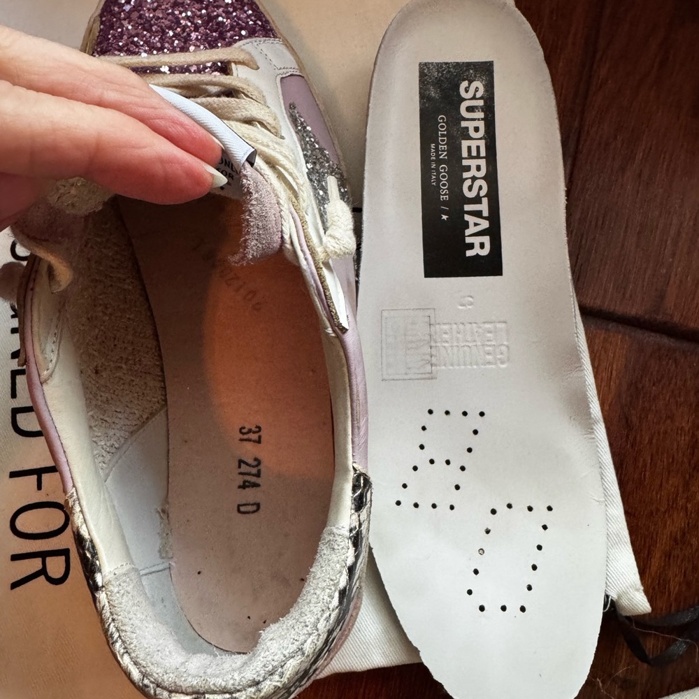 EUC Authentic Golden Goose Superstar sneakers EU 37 - Picture 8 of 12